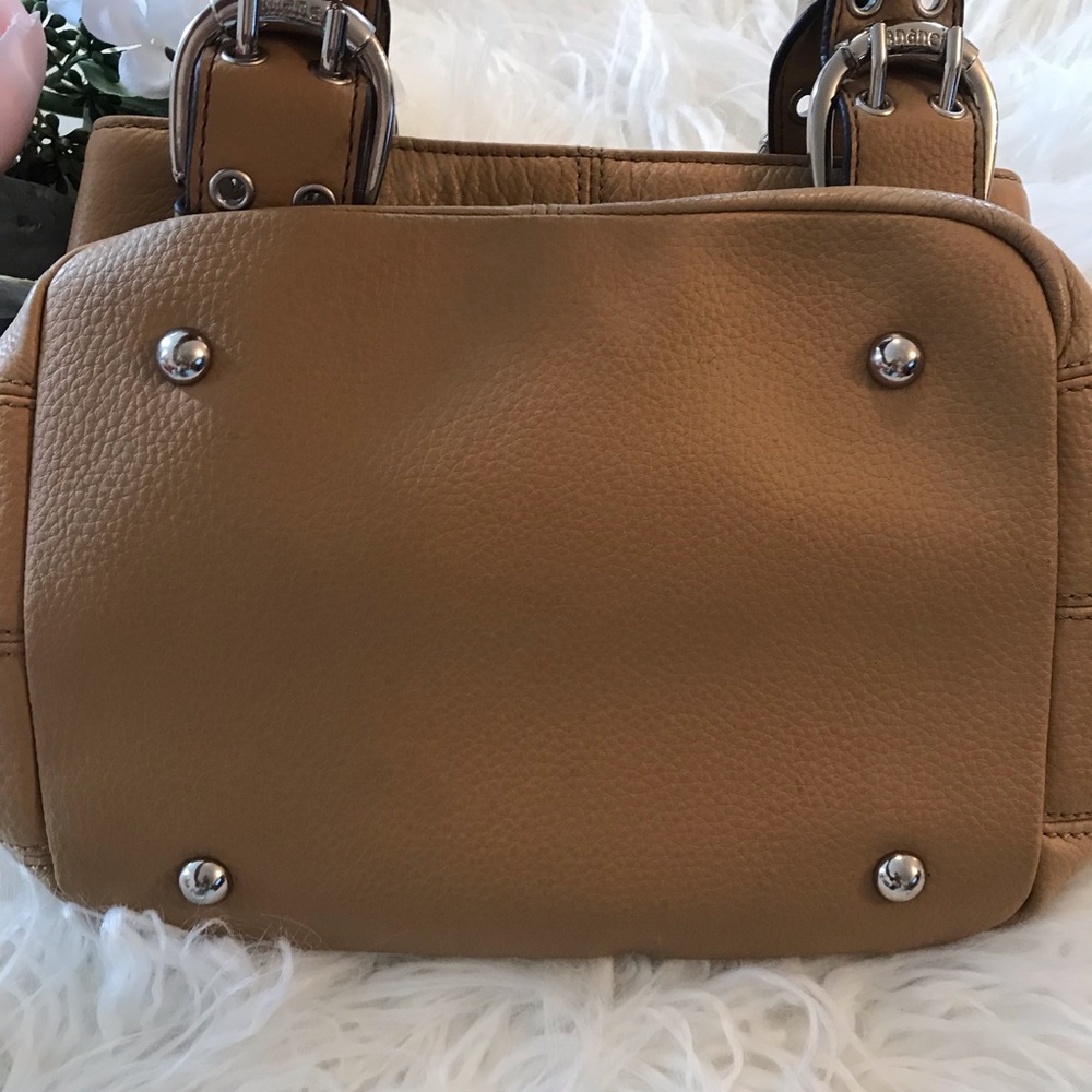 Tignanello Tan Leather Tote Purse - Picture 4 of 4